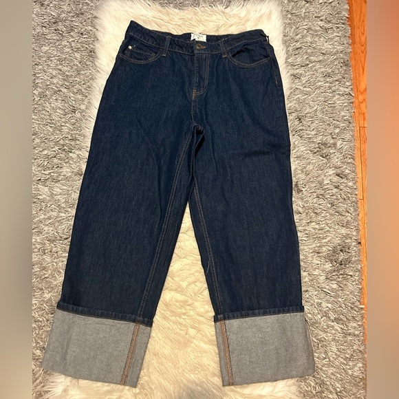 kate spade Denim - Dark Wash Denim Jeans with Cuffs